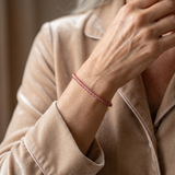 Rosenquarz Armband - Perlen