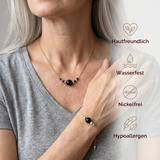 Obsidian Naturband Starterset - Halskette & Armband