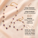 Amethyst Set - Halskette & Armband
