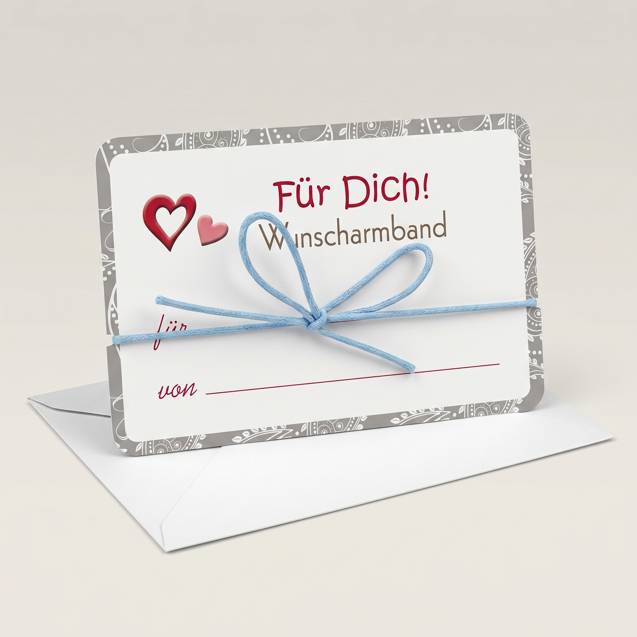 Wunscharmband Blau