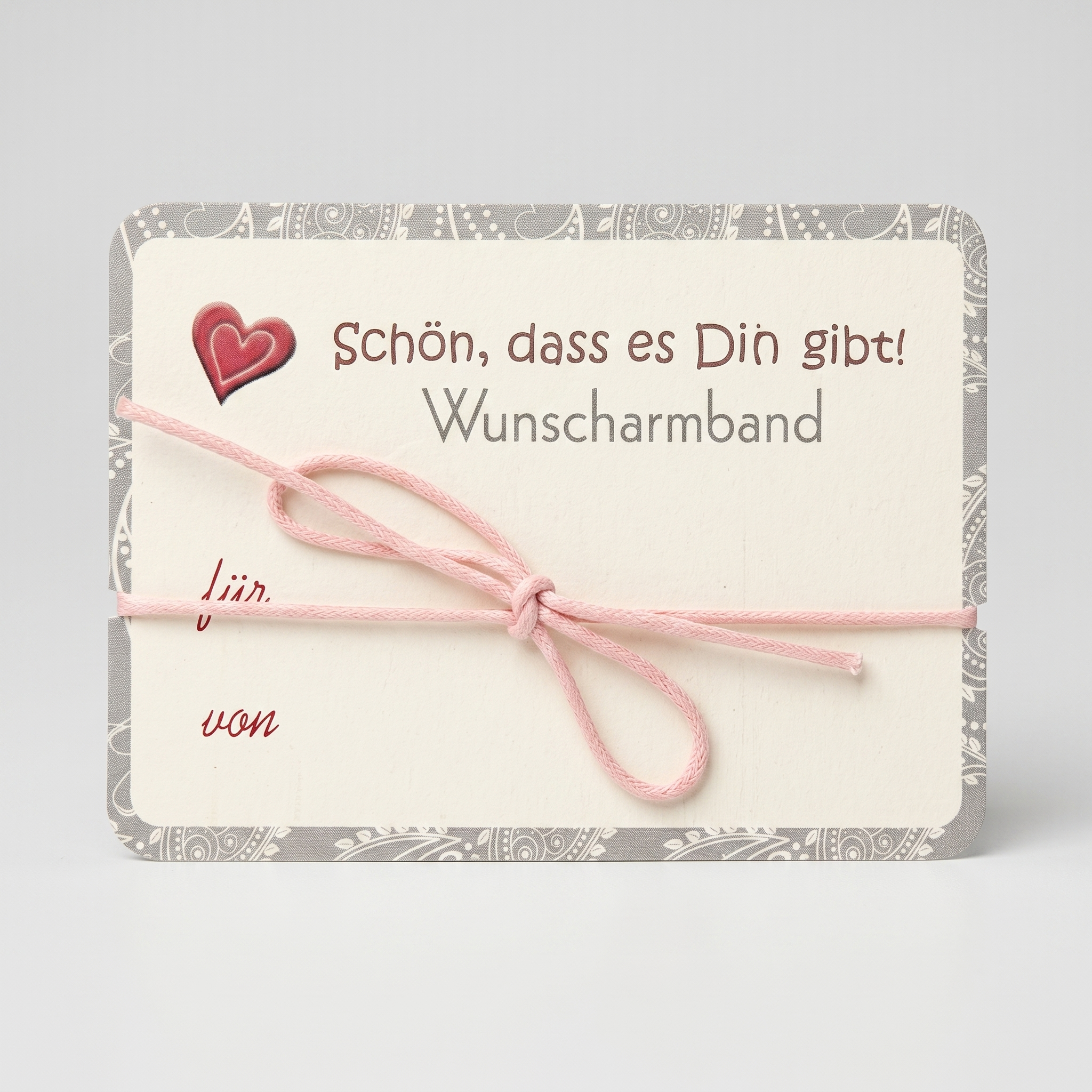 Wunscharmband Rosa
