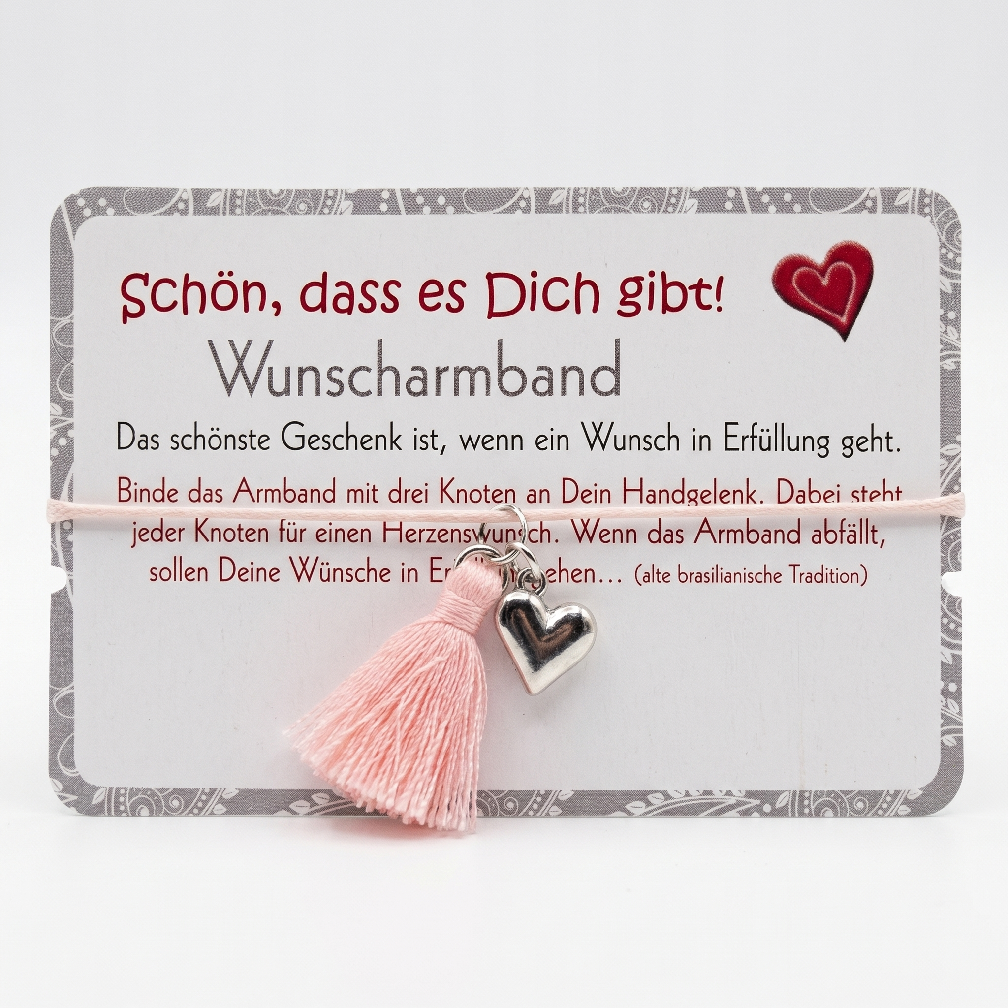Wunscharmband Rosa