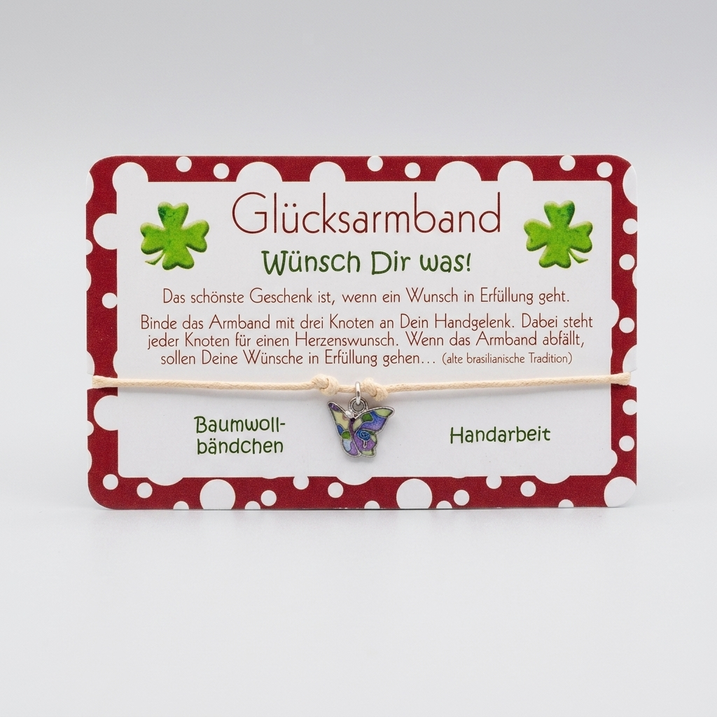 Glücksarmband - Schmetterling