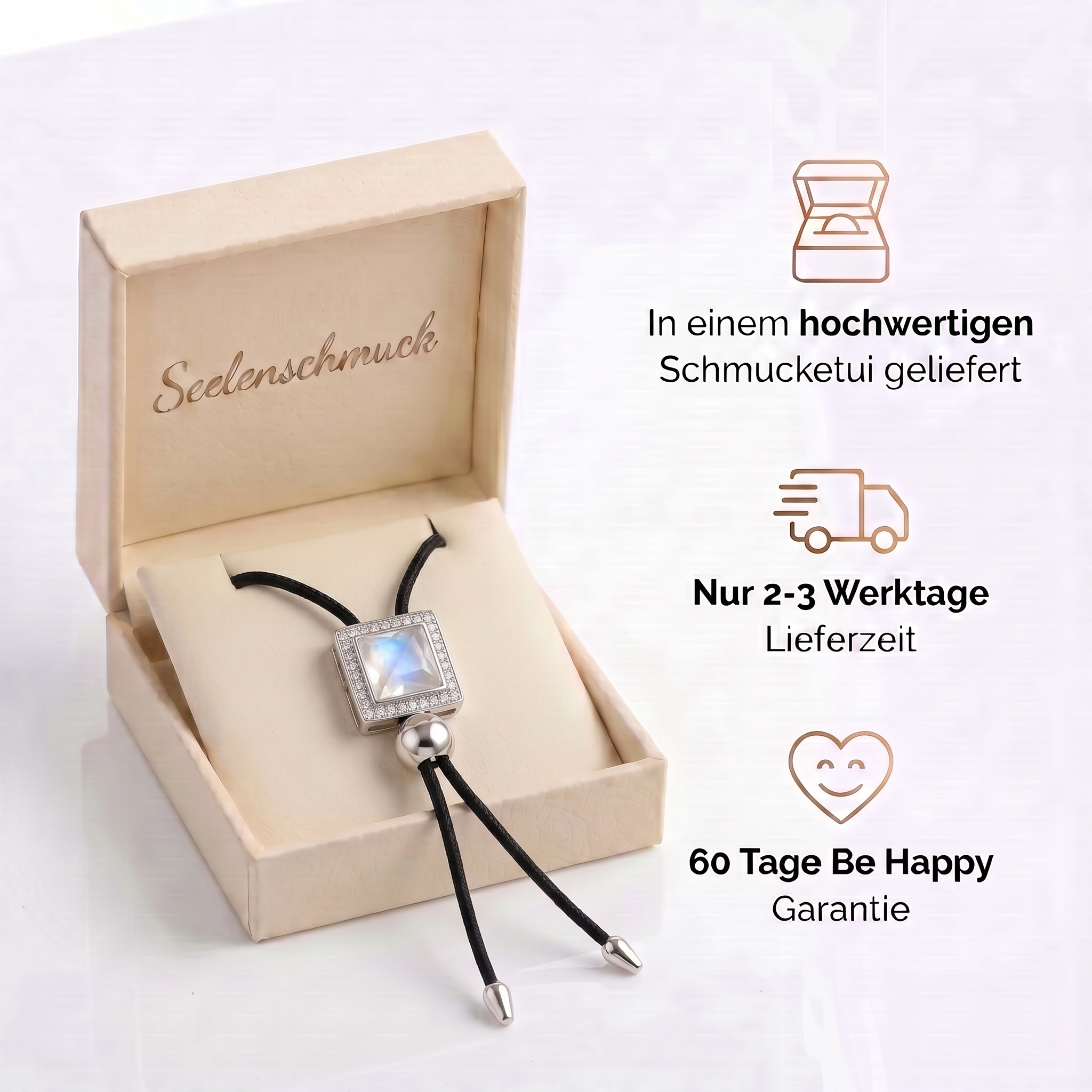 Mondstein Halskette - Intuitionszauber