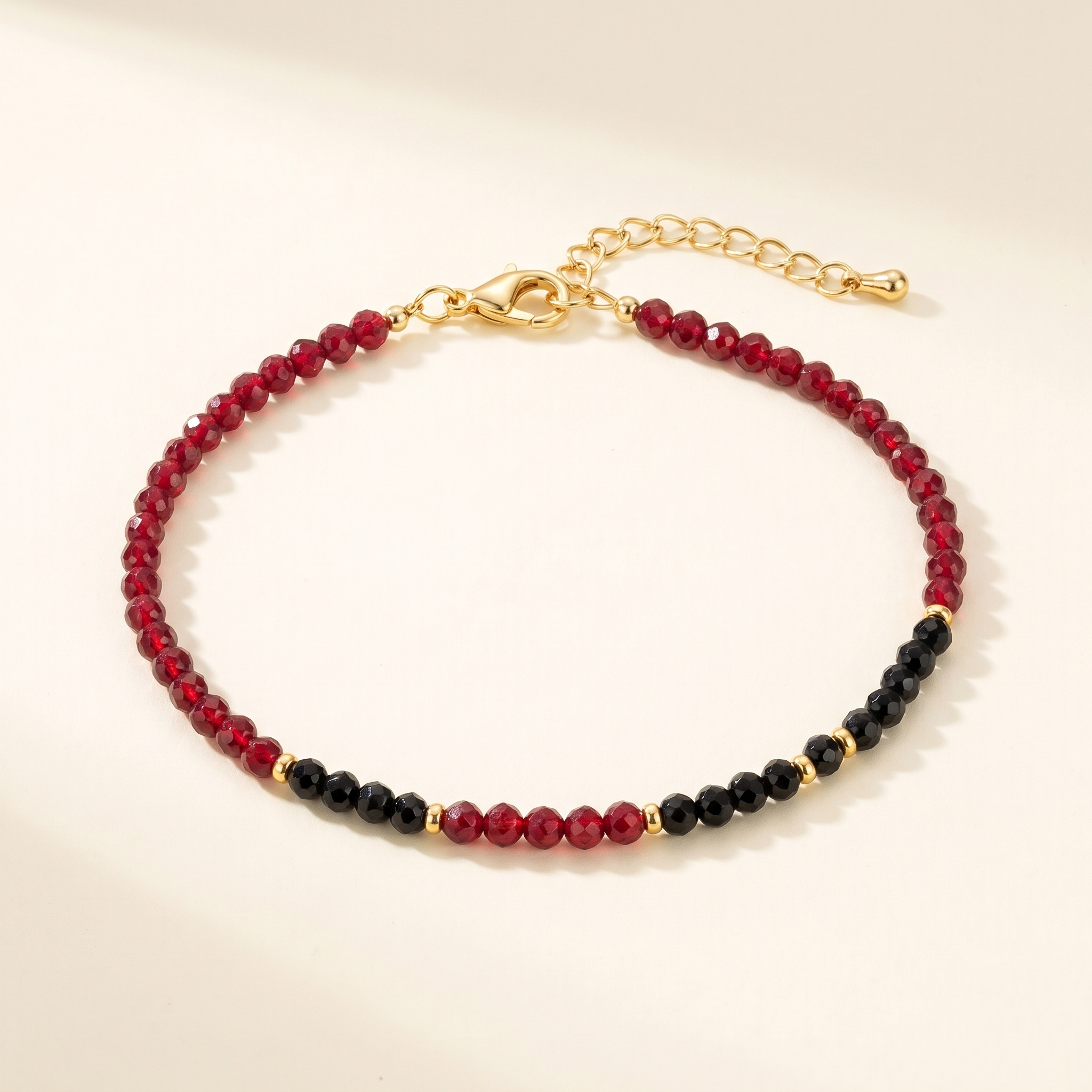 Rubin Armband - Schwarzes Feuer