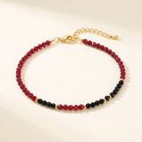 Rubin Armband - Schwarzes Feuer