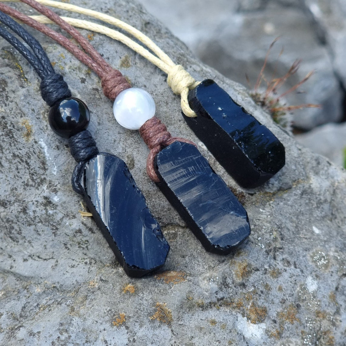 Obsidian Halskette - Naturkette