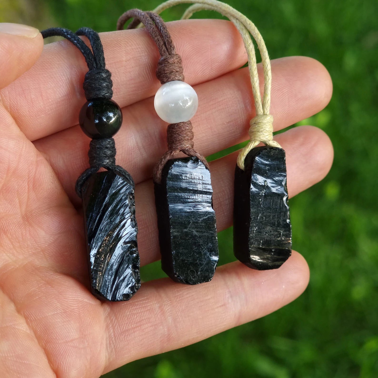 Obsidian Halskette - Naturkette
