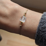 Bergkristall Armband - Unbearbeitet