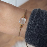 Bergkristall Armband - Unbearbeitet