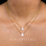 Bergkristall Halskette - Unbearbeitet