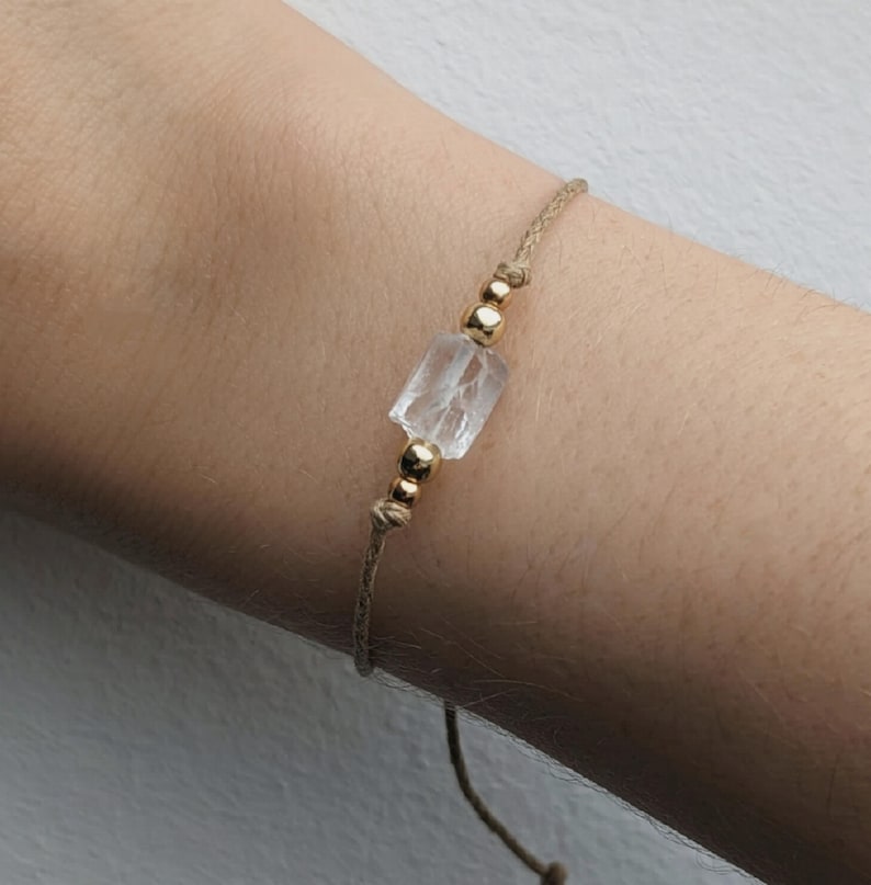 Bergkristall Armband - Unbearbeitet