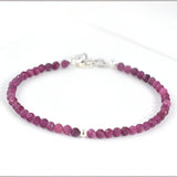 Rubin Armband - Perlen