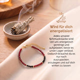 Rubin Armband - Schwarzes Feuer